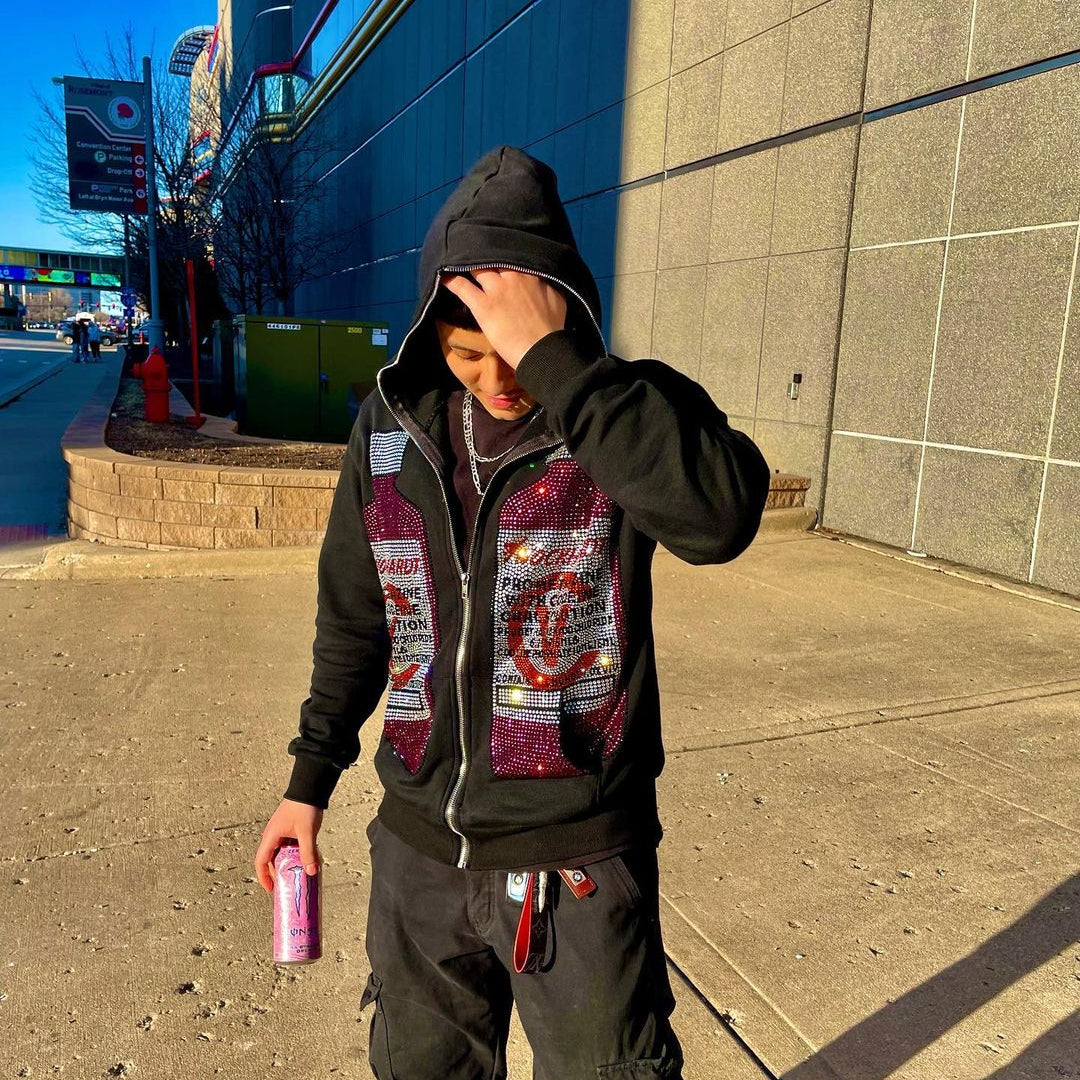 Wockhardt Rhinestone Hoodie