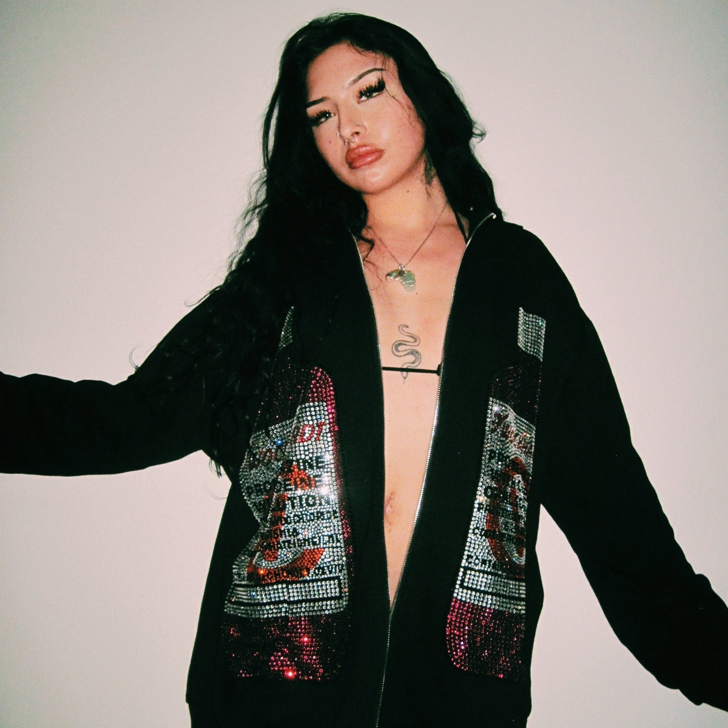 Wockhardt Rhinestone Hoodie