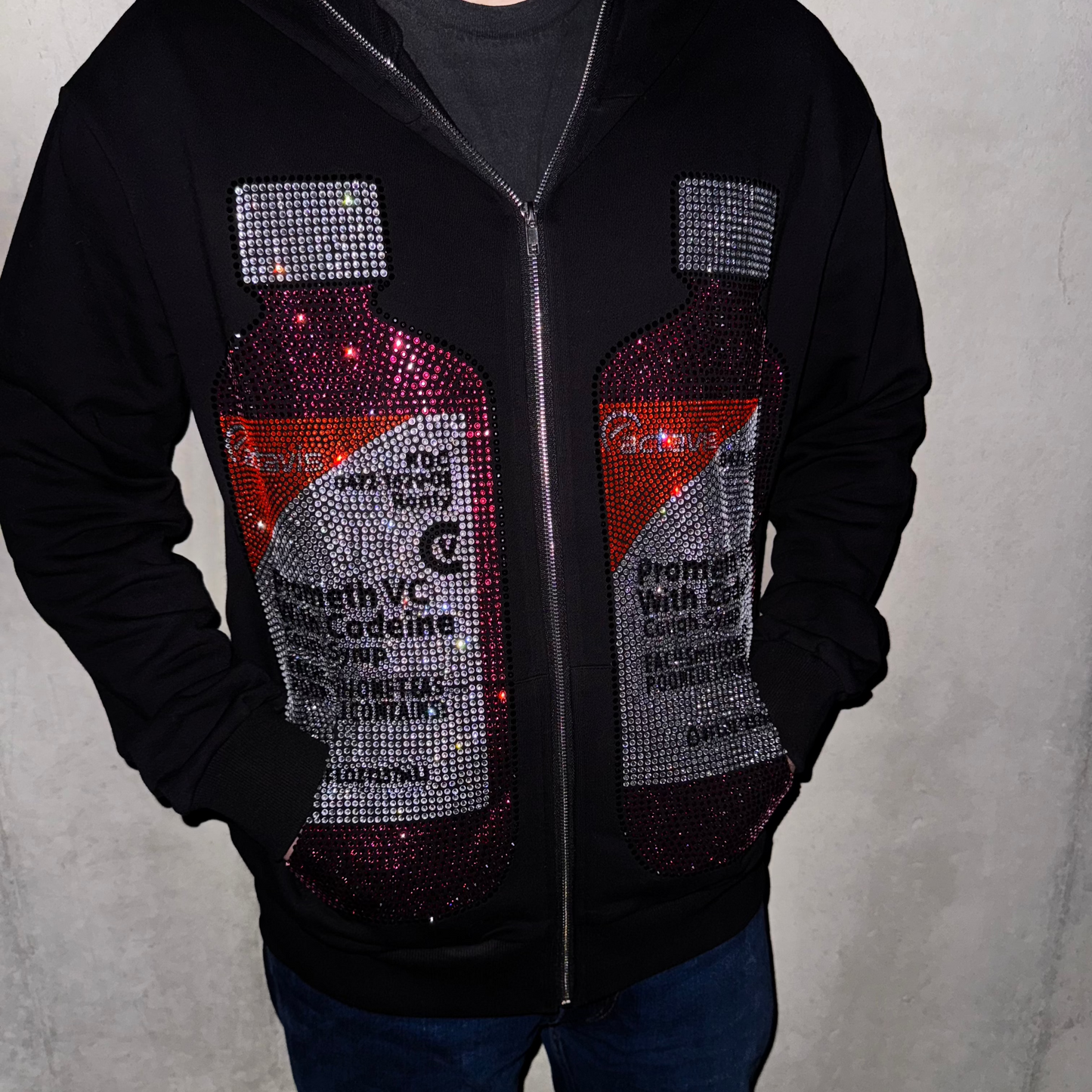Actavis Rhinestone Hoodie